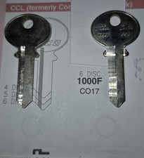 CCL / Corbin, 1000F, CO17, Vintage Key (1) Blank. picture