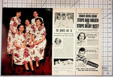 Dionne Quintuplets 18th Birthday Magazine Page 1952 Colgate Ad New Mexico picture