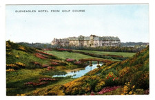 Postcard Gleneagles Hotel from Golf Course, Perthshire Scotland picture