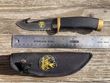 Vintage Buck Alaskan Guide Model 691 Zipper  BOS S30V Knife and Sheath picture