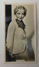 1937 Sinclair Film Stars Tobacco Card #9 Ida Lupino picture