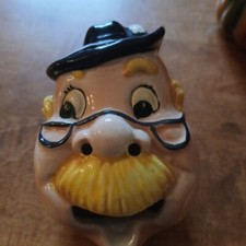 Vintage Swiss Mans Head “Smoker” Ashtray Excellent Condition Ashtray Man HeadM16 picture