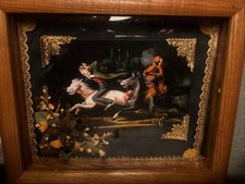 Vintage 3-D Sleepy Hollow  Headless Horseman Diorama  picture