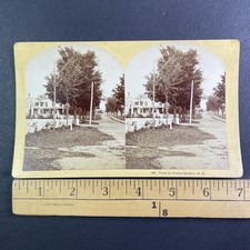 Center Harbor NH Stereoview Sutton House B. W. Kilburn 1880s New Hampshire picture
