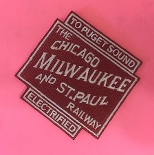 Patch- CHICAGO MILWAUKEE & ST PAUL RAILWAY  (CM&SP)  - NEW #22358 picture