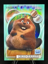 2026 Topps Chrome Disney - King George - Aqua Refractor /199 - Hoppers picture