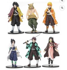 6 pcs Demon Slayer Figures, 6.3 inch Demon Slayer Action Figure PVC Toys picture