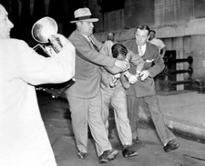Vincent J Alo a Florida gambler wrestles with detectives as they l .. Old Photo picture