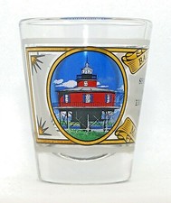 Baltimore Maryland Seven Foot Knoll Lighthouse Shot Glass picture