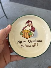 Mini Collector Trinket Plate Holland Christmas  picture