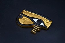 Authentic Ancient Egyptian Antiquities Black Statue For Eye of Horus Egyptian BC picture