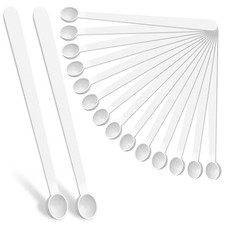 1/32 Teaspoon (0.15 Ml) Measuring Spoon, 32 PCS Plastic Micro 3.35, White picture