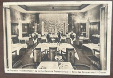 NORMANDIE (French) pc. Interior photo card of 