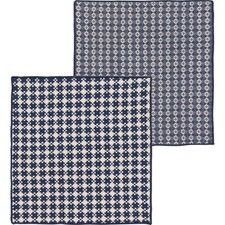 Now Designs Danica Heirloom Kitchen Towel Dishcloth Set of 2 - Midnight, Cotton picture