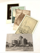 Lot 5 Historic Post Cards - New York  Cleveland  Atlantic City Hotels  1920/30s picture