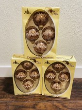 Vintage Christmas by Krebs Hand Decorated Glass Ornaments, 3 Sets Of 4 picture