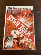 Vintage IDW Star Trek Infestation Issue #2 VF-NM Variant Cover A 2011 Kirk Spock picture