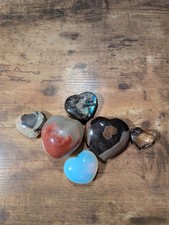 Heart-shaped Crystal Mineral Stone Lot Magic Manifestation Protection Beautiful picture
