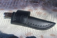 Custom Leather Knife Sheath That Fits a Buck Selkirk 863 Knife . Sheath Only picture