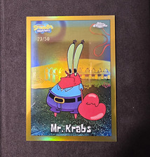 Mr Krabs Chrome 23/50 Topps SpongeBob 2025 picture