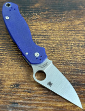 Spyderco Para 3 PM3 Blue Purple G10 - CPM S110V -  C223GPDBL FACTORY SECOND picture