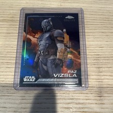 Paz Vizsla - 2024 Topps Chrome Star Wars #49 Kamino Aqua Refractor /199 picture
