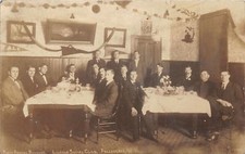 E90/ Follansbee West Virginia RPPC Postcard c1910 Lincoln Social Club 1 picture