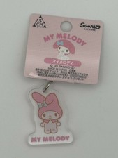 NEW Sanrio My Melody Pink Hooded Acrylic Keychain Charm Pastel Kawaii Japan NEW picture