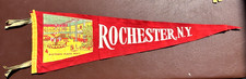 VERY RARE VINTAGE 1962 MIDTOWN PLAZA MALL ROCHESTER NEW YORK PENNANT SOUVENIR picture