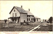 Marshfield, MA Massachusetts PEREGRINE WHITE HOUSE Plymouth County 1915 Postcard picture