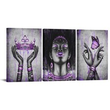 Kalormore Fashion African American Woman Painting Giclee Canvas Prints Elegant picture