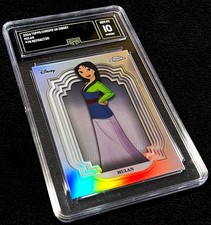 2024 MULAN #79 • REFRACTOR GMA 10 GEM MINT • TOPPS CHROME UK DISNEY picture
