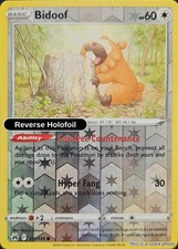 Bidoof : CRZ Reverse Holofoil - 111/159 Near Mint picture