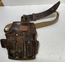 Vintage Sears Craftsman Top Grain Cowhide 940527 Tool Belt Workwear picture