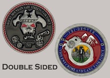 FBI Denver Rocky Mountain Safe Streets Task Force Challenge Coin  J#37 picture