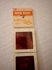 Vintage Walt Disney World Haunted Mansion Pana-Vue Slide Set, 5 Slides, Sealed picture