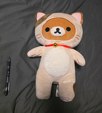 San-X Rilakkuma Calico Cat Costume Plush 14