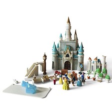 Disney World Cinderella Castle Playset Retired Theme Park Toy Incomplete Parts picture