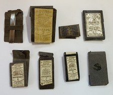 (8) Antique Victorian Oliver & H Milward Sewing Needles Sharps Civil War Era   picture