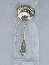 Towle Old Master Sterling Silver Solid Shell Casserole Spoon Unused Scalloped picture