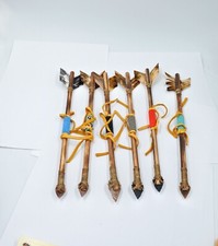 Mini Arrow Navajo Handmade Beaded 11 Inches Longs Set of 6 arrow Home Decor picture