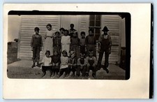 c1910's School Children Scene RPPC Photo Unposted Antique Postcard picture