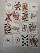Vintage Hermes Playing Cards Featuring A.M. Cassandre Design, Complete USED picture