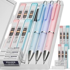 3PCS Cute Mechanical Pencil Set with Case, 0.7 mm Pencils picture