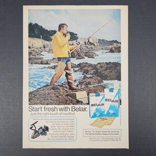 1974 Brown & Williamson Tobacco Belair Cigarettes Vintage Print Ad Pflueger Reel picture