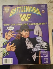 Battlemania 4 Comic Magazine 1991 WWF WWE Undertaker POSTERS Valiant Wrestling picture
