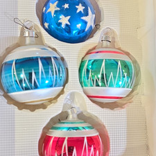 These are 4 mid-century  baubles. picture