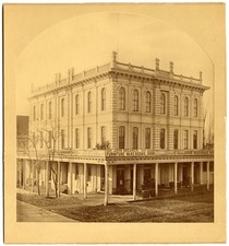 1870s Albumen Photo John Brewer Furniture Warerooms Sacramento, CA by J.A. Todd picture