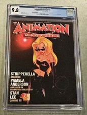 TOP POP💎Stripperella PAMELA ANDERSON- Animation Magazine 9/2002 - CGC 9.8 picture