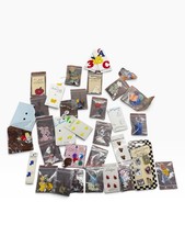 Vintage Lot Of APPROXIMATELY 31 Different Kinds Of  Cute Novelty Buttons picture